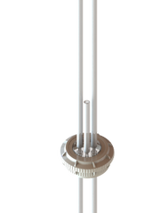 EZBio® Over Molded Silicone Cap System with VersaCap® GL45 for 500mL Bottle 5/CS