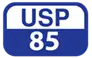 USP 85 logo on a white background