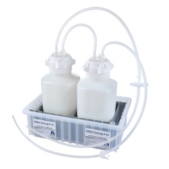 EZBio Vactrap S ™ XL Polypropylene (PP) (Autoclavable), 4L + 4L, Natural Bin, 1/4" ID Tubing, Sterile