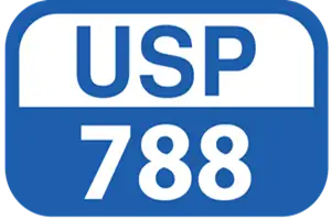 USP 788 logo with blue border and white text