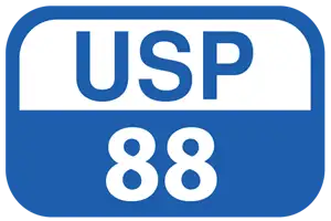 USP 88 logo with blue and white colors