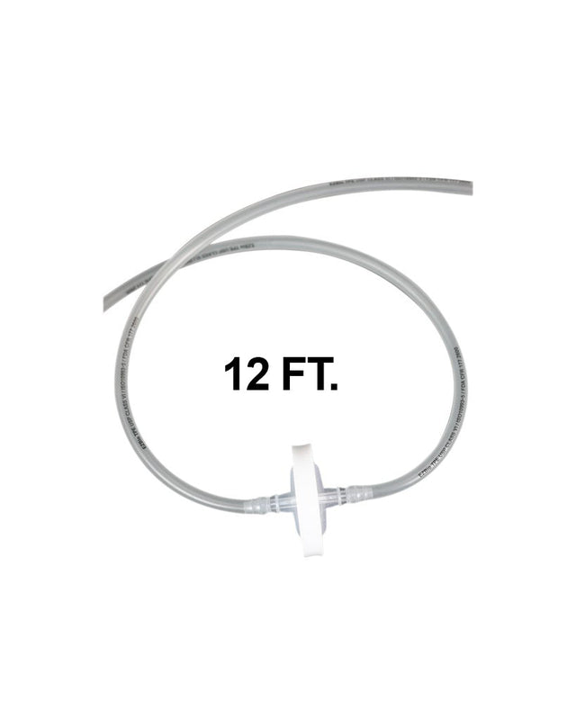 Vactrap™ G Tubing Extension for Glass Bottles, 12 feet (12'), with 0.2 µm PTFE Inline Vent Filter, 1/EA | img_1 | Foxx Life Sciences Global | shopfls.com