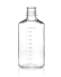 EZBio® Bottle, PETG, Non-Sterile, 1L, No Cap, pk/12