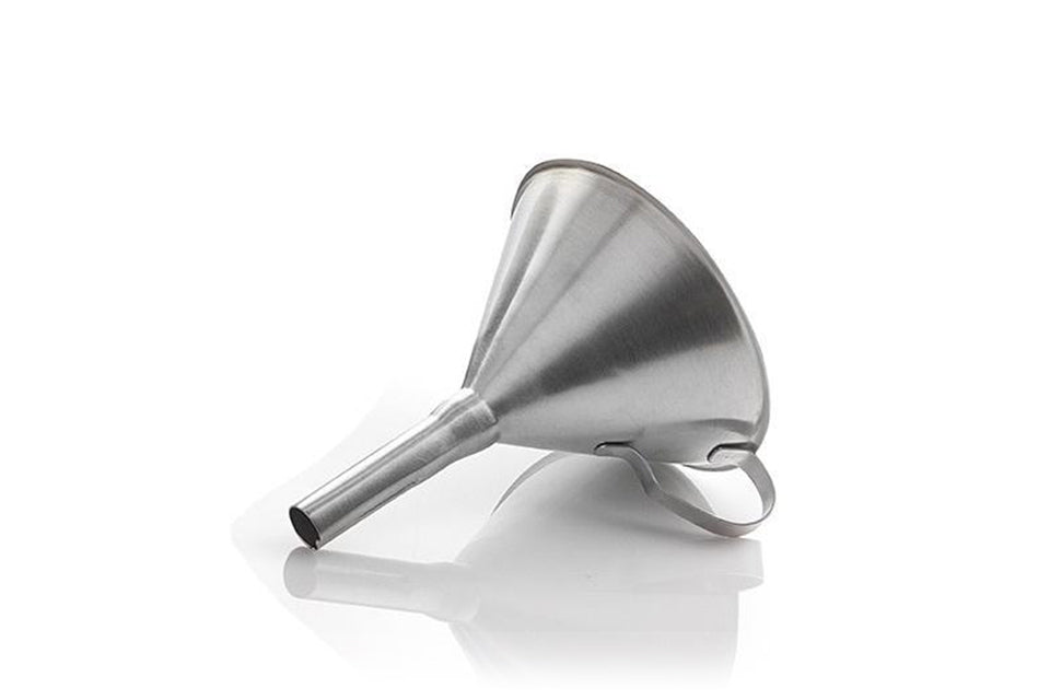 EZBio® Stainless Steel Funnel - 316L - Steel Handle - 100mm - 1/EA