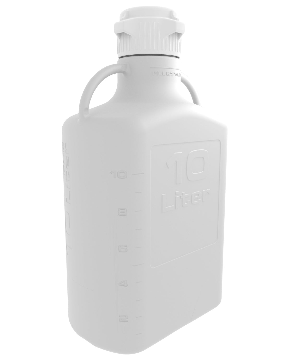 EZBio® Carboy, Polypropylene (PP), 10L, No Spigot, VersaCap® 83B, Double Bagged, Non Sterile