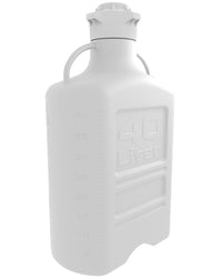 EZBio® Carboy, Polypropylene (PP), 40L, No Spigot, VersaCap® 120mm, Double Bagged, Non Sterile