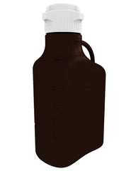 EZBio® Carboy, Dark Amber Polypropylene (PP), 5L, No Spigot, VersaCap® 83B, Double Bagged, Non Sterile