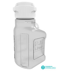 EZBio® Carboy, Polycarbonate (PC), 2.5L, No Spigot, VersaCap® 83mm, Double Bagged, Gamma Sterilized