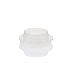 EZBio® GL45 Open Cap & Closed Adapter, Natural Polypropylene (PP) for Plastic Bottles