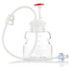 EZBio®pure Titanium Round MTO 500mL Bottle Assembly, GL45 VersaCap®, 10/CS