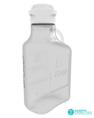 EZBio® Carboy, Polycarbonate (PC), 5L, No Spigot, VersaCap® 83B, Double Bagged, Gamma Sterilized