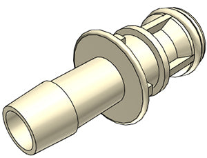 CPC MPC Connector, Male MPC to 1/4" HB, Non-Valved, PS; MPC22004T39M