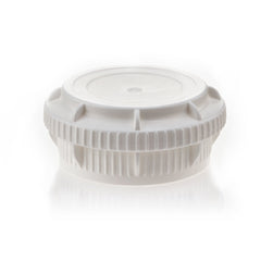 EZBio® GL45 Closed Cap, White PP for Plastic Bottles